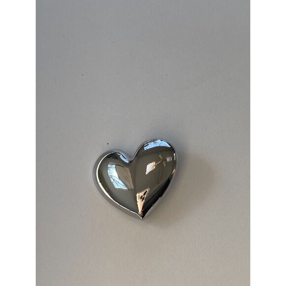 NEW & Other Stories Sliver Heart Button and Thread from original sweater - Picture 2 of 2